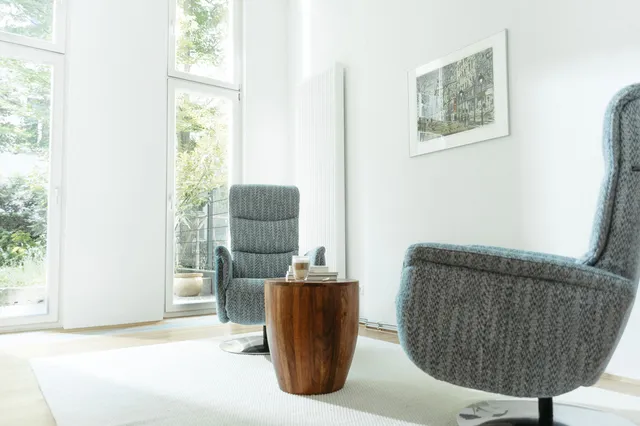 Coachingpraxis Christine Hoffmann-Schütz im ruhigen Garden Loft in Wien – moderner Raum für Executive Coaching und Supervision.